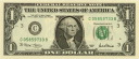 1 US dollar note