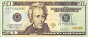 20 US dollar note